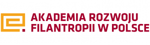 Logotyp Akademii Rozwoju Filantropii w Polsce