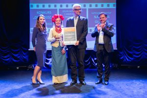 Przedstawicielka laureata w&nbsp;konkursie Opowiedz
