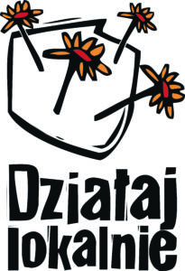Działaj Lokalnie logo cmyk Logotyp Działaj Lokalnie profil koloru cmyk