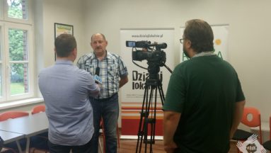 przedstawiciel OSP Leszczyny-Grzegorz Swinke