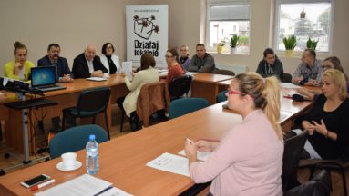 Wszyscy grantobiorcy DL podczas szkolenia