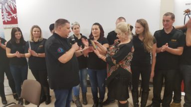 Podziękowania dla Pani Prezes
