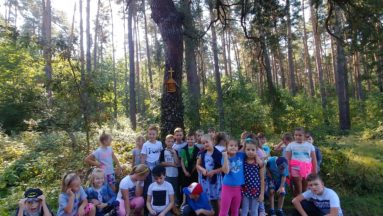 Przydrożna kapliczka w drodze na Suski Młynek