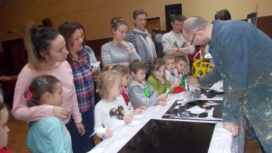 Warsztaty plastyczne w Muzeum i Ośrodku Kultury Białoruskiej w Hajnówce