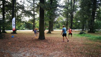 Trening w ramach Letniej Akademii Disc Golfa