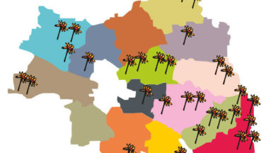 Mapa: "31 projektów w powiecie płockim"