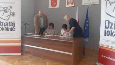 Organizacje w trakcie podpisywania umowy dotacyjnej