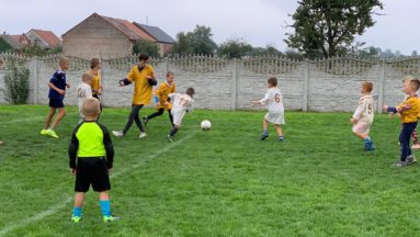 Rozgrywki meczowe na turnieju kończącym projekt