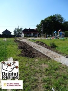 dz4 prace związane z wykonaniem chodnika z kostki brukowej