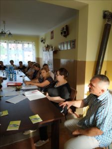 Uczestnicy projektu podczas warsztatów. Uczestnicy projektu podczas warsztatów.