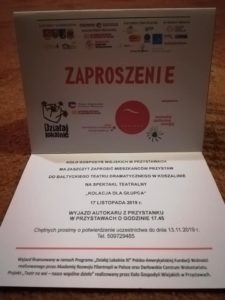 Zaproszenie dla&nbsp;mieszkańc&oacute;w Przystaw na&nbsp;wyjazd do&nbsp;teatru.