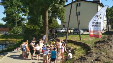 Lekcja nt. poruszania się rowerem