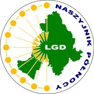Grafika przedstawia logo LGD "Naszyjnik P&oacute;łnocy"