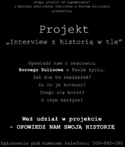 3a Plakat zapraszający do wzięcia udziału w projekcie