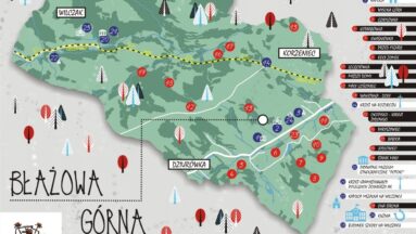 Mapa Błażowej Górnej